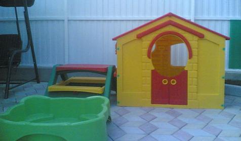 Детская площадка. Гостиница Южная ночь, Туапсинский район, п. Джубга