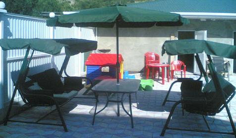 Летнее кафе. Гостиница Южная ночь, Туапсинский район, п. Джубга