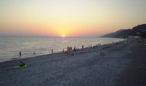 Пляж, г. Сочи, Лазаревский район, п. Лоо