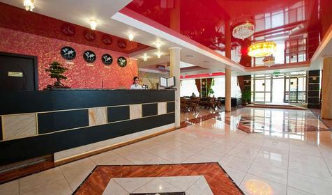 Ресепшен отеля Ателика Гранд Меридиан, г. Анапа, п. Витязево