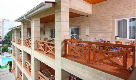 Территория гостевого дома На Херсонской, г. Геленджик