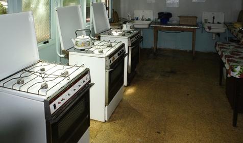 Кухня базы отдыха Горный воздух, Туапсинский район, Бухта Инал