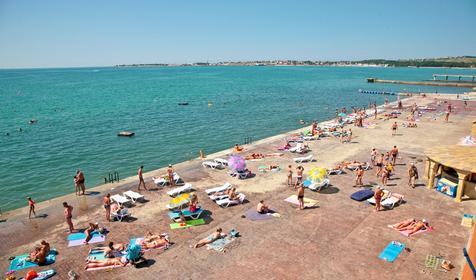 Пляж. Лечебно-оздоровительный комплекс Солнечная, г. Геленджик