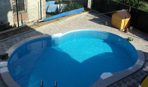 Бассейн гостевого дома Берегиня. Туапсинский район, п. Джубга