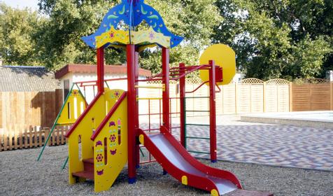 Детская площадка. Отель Бумеранг, г. Анапа, кп. Витязево