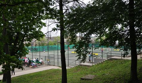 Открытый теннисный корт. Гостиница Березка, г. Горячий Ключ