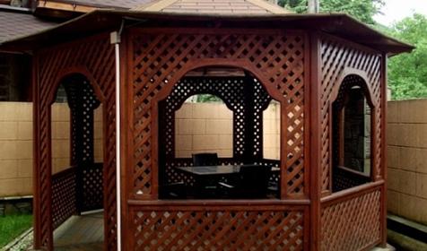 Беседка. Отель Тройка, г. Сочи, п. Красная Поляна