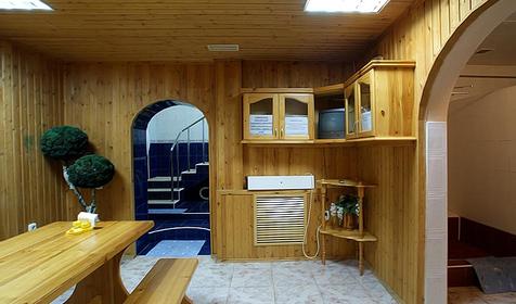 Комната отдыха в сауне. Гостиничный комплекс Арго, г. Анапа, п. Витязево