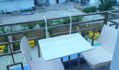 Вид с балкона. Гостиничный комплекс Идиллия, Туапсинский район, п. Джубга