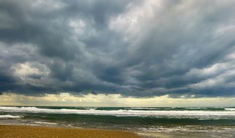 Пляж ДОЦ Орленок, Туапсинский район, п. Новомихайловский
