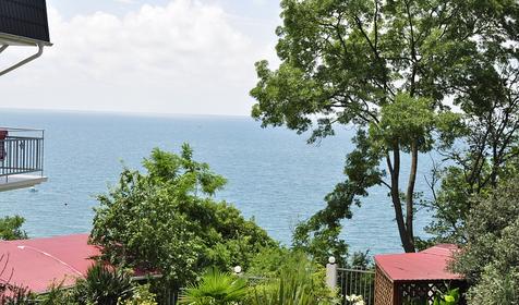 Вид из номера. Гостиница ВатерЛоо, г. Сочи, Лазаревский район, п. Лоо