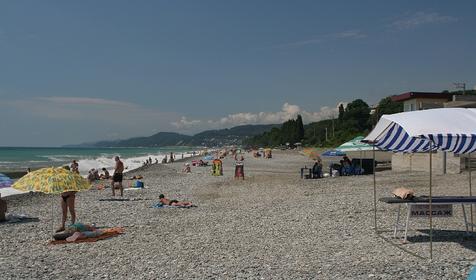 Пляж, г. Сочи, Лазаревский р-н, п. Лоо