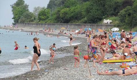 Пляж, г. Сочи, Лазаревский район, п. Лоо