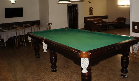 Бильярдная в банном комплексе. Отель Баден, г. Краснодар