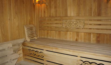 Парилка банного комплекса. Отель Лион, г. Краснодар