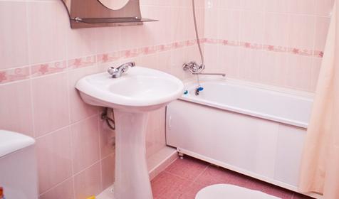 Санузел номера. Гостиница Челси, г. Анапа