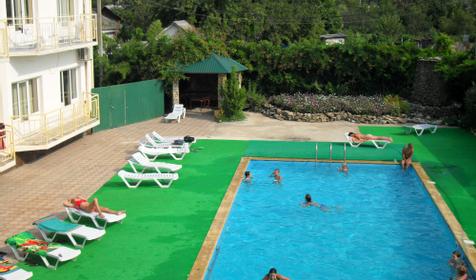 Бассейн, гостиничный комплекс "Салют", г. Туапсе, пос. Новомихайловский