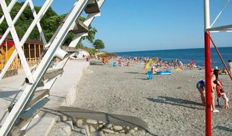 Пляж, г. Сочи, Лазарвский район, п. Вардане