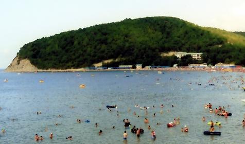 Пляж п. Джубга