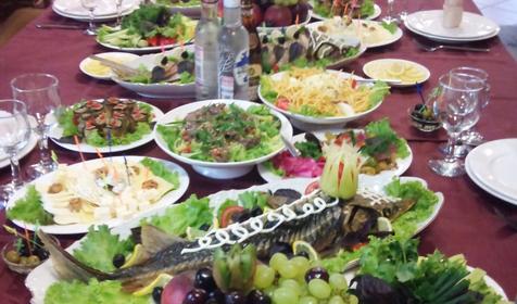 Банкетный стол, отель ЛЭНСиС, г. Сочи, Адлерский район, г. Адлер