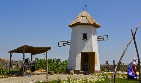 Мельница. Этнографический комплекс Атамань, Темрюкский район, ст. Тамань
