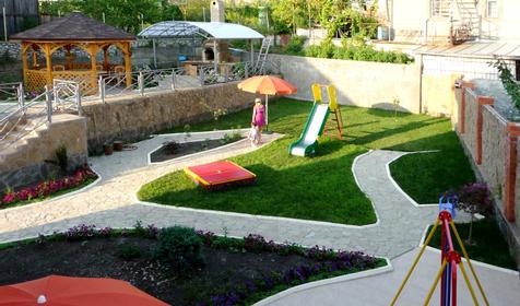 Двор, Частный дом с пансионом Афалина, Туапсинский район, п. Агой