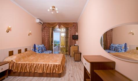 Трех, четырехместный номер, гостиница Прометей, корпус 4, г. Геленджик, с. Дивноморское