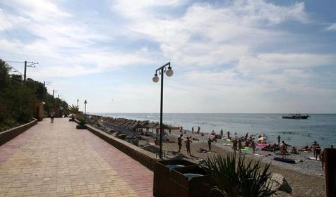 Море. Гостевой дом Берег, г. Сочи, п. Лазаревское