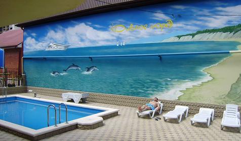 Бассейн. Гостевой дом Дивное море, г. Геленджик, с. Дивноморское