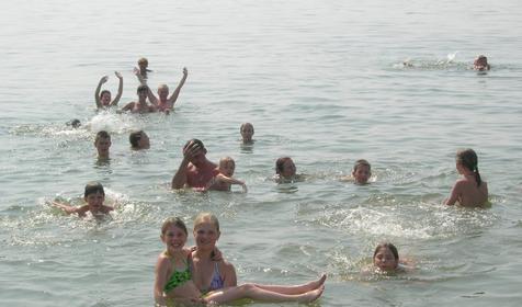 Море, база отдыха Лотос, г. Приморско-Ахтарск