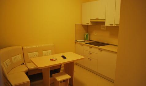 Кухня в номере. Гостиница Сирена, Туапсинский район, п. Небуг