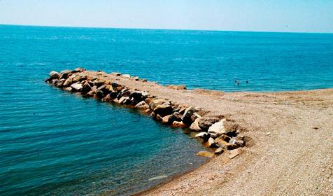 Пансионат Южная ночь. Сочи. Вардане. Пляж