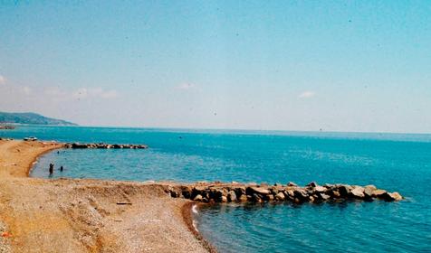 Пансионат Южная ночь. Сочи. Вардане. Панорама пляжа