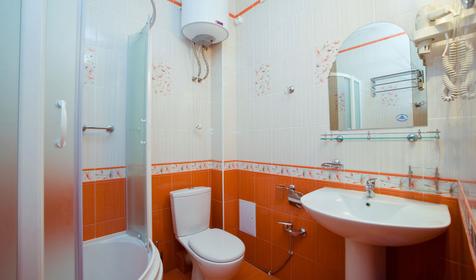 Санузел в номере люкс, гостевой дом Мечта, г. Геленджик, с. Дивноморское