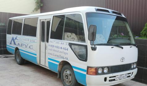 Автобус к морю. Гостевой дом Ларус, п. Архипо-Осиповка