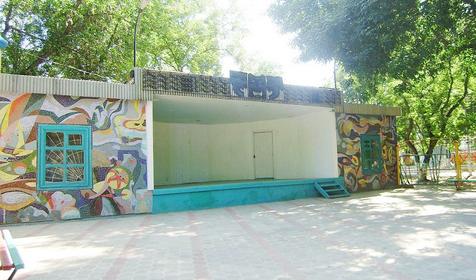 Танцплощадка. База отдыха Прибой, г. Ейск