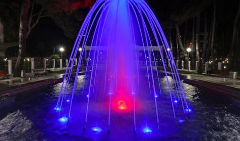 Фонтан. SPA Hotel & Wellness Приморье Grand Resort Hotel , г. Геленджик