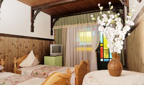 Трехместный номер. Гостиничный комплекс Шале, Туапсинский район, п. Пляхо