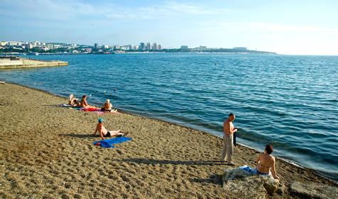 Пляж. Санаторий Дружба, г. Геленджик