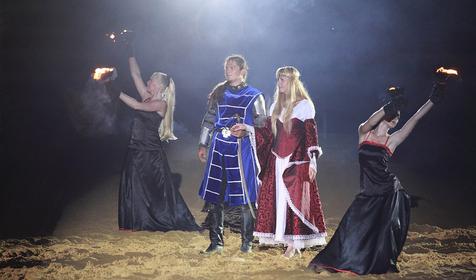 Рыцарский турнир. Компания Парк-Экстрим, г. Анапа, п. Сукко