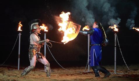 Рыцарский турнир. Компания Парк-Экстрим, г. Анапа, п. Сукко