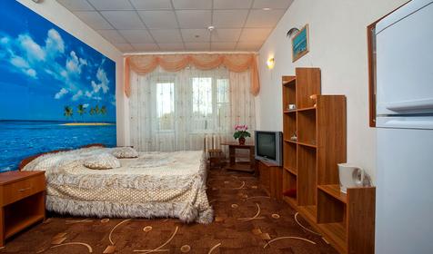 Двухместный номер Стандарт. Гостевой дом Радуга, Темрюкский район, ст. Голубицкая