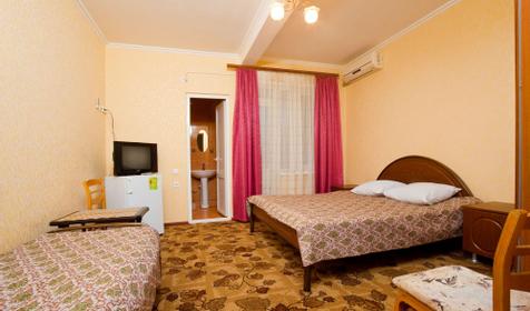 Трехместный полулюкс. Отель Эдельвейс, г. Сочи, Адлерский район