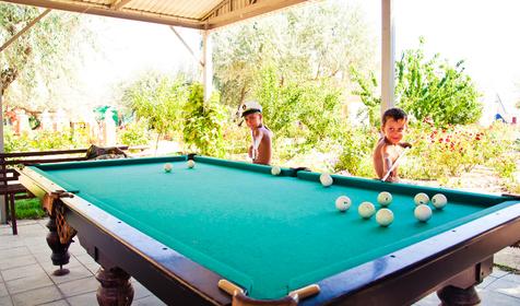 Бильярд. База отдыха Дельфин, Темрюкский район, п. Пересыпь