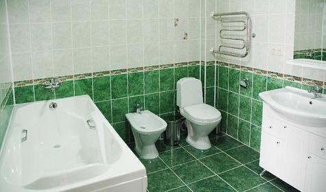 Санузел номера Студия. Санаторно-оздоровительный комплекс Анапа-Нептун, г. Анапа