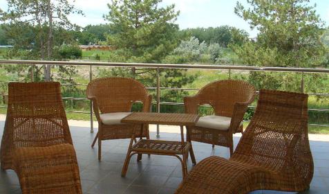 Терраса номера Люкс. Санаторно-оздоровительный комплекс Анапа-Нептун, г. Анапа