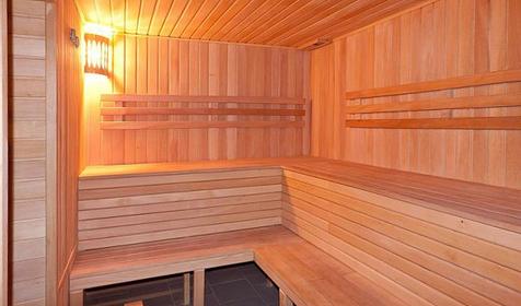 Парилка сауны. Отель Бонжур, г. Анапа, п. Сукко