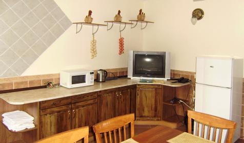 Кухня в сауне. Гостиница Русь, г. Туапсе