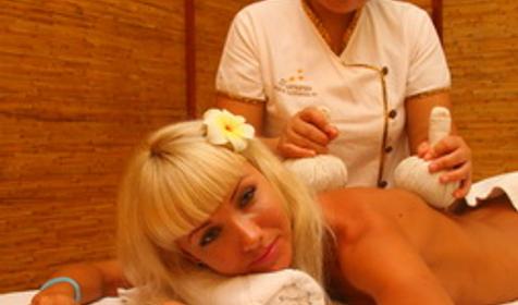 Массаж травяными мешочками. SPA-салон Таймания, г. Туапсе