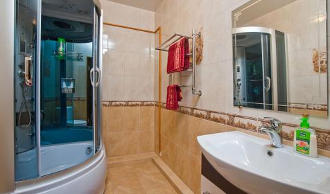 Санузел номера. Гостиница Лоза, г. Краснодар